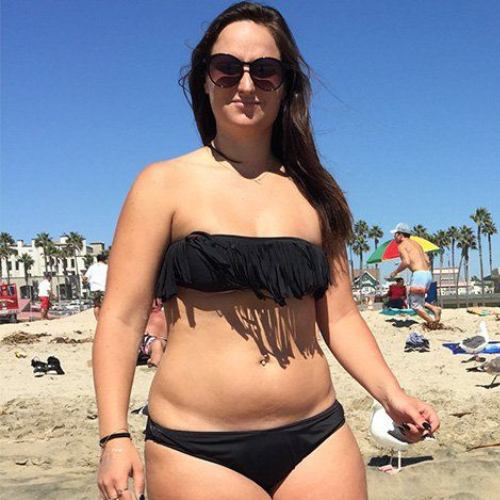 Queenie before weight loss transformation